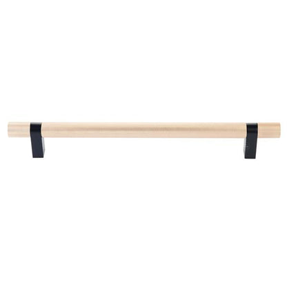 Emtek - Select Bar Appliance Pull 12 Inch C-C, Rectangular Bar Stem, Knurled Bar