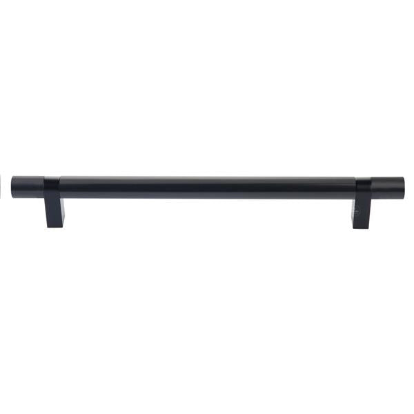 Emtek - Select Bar Appliance Pull 12 Inch C-C, Rectangular Bar Stem, Smooth Bar
