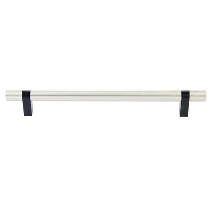 Emtek - Select Bar Appliance Pull 12 Inch C-C, Rectangular Bar Stem, Smooth Bar