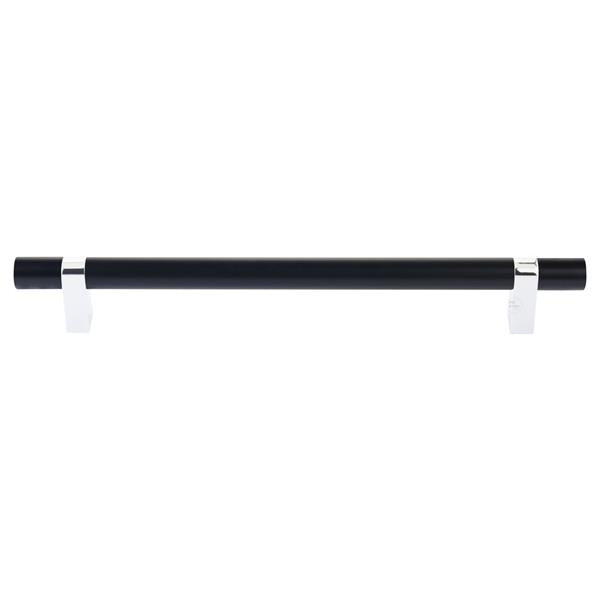 Emtek - Select Bar Appliance Pull 12 Inch C-C, Rectangular Bar Stem, Smooth Bar