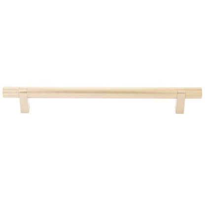 Emtek - Select Bar Appliance Pull 12 Inch C-C, Rectangular Bar Stem, Knurled Bar