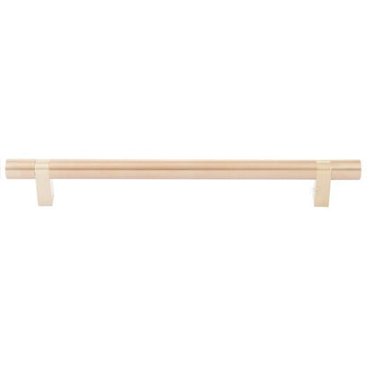 Emtek - Select Bar Appliance Pull 12 Inch C-C, Rectangular Bar Stem, Smooth Bar