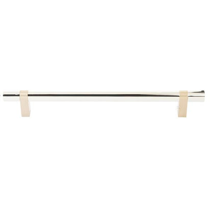 Emtek - Select Bar Appliance Pull 12 Inch C-C, Rectangular Bar Stem, Smooth Bar