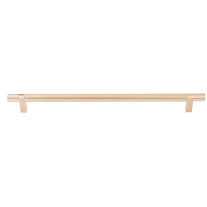Emtek - Select Bar Appliance Pull 18 Inch C-C, Rectangular Bar Stem, Smooth Bar