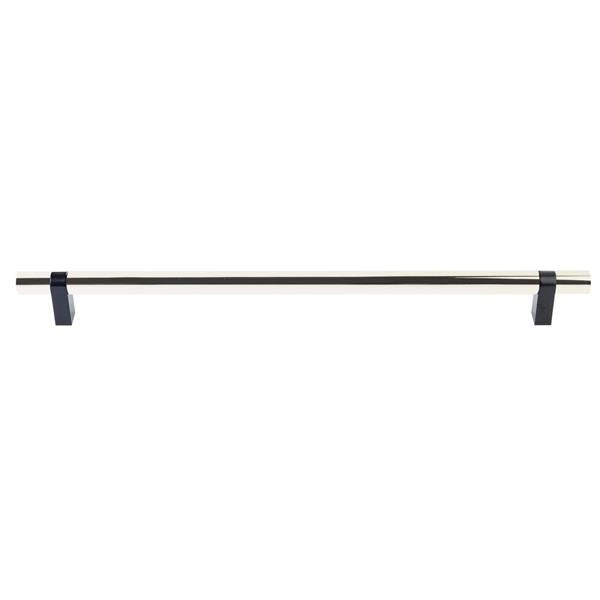 Emtek - Select Bar Appliance Pull 18 Inch C-C, Rectangular Bar Stem, Smooth Bar
