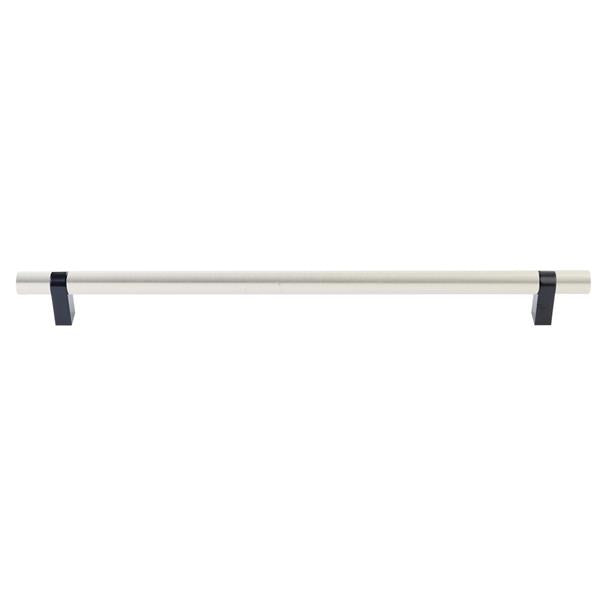 Emtek - Select Bar Appliance Pull 18 Inch C-C, Rectangular Bar Stem, Smooth Bar