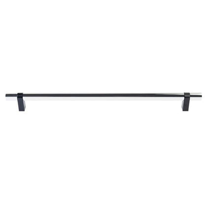 Emtek - Select Bar Appliance Pull 18 Inch C-C, Rectangular Bar Stem, Smooth Bar