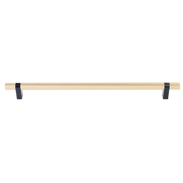 Emtek - Select Bar Appliance Pull 18 Inch C-C, Rectangular Bar Stem, Smooth Bar
