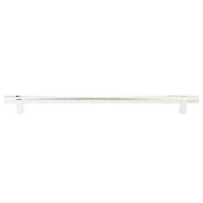 Emtek - Select Bar Appliance Pull 18 Inch C-C, Rectangular Bar Stem, Knurled Bar