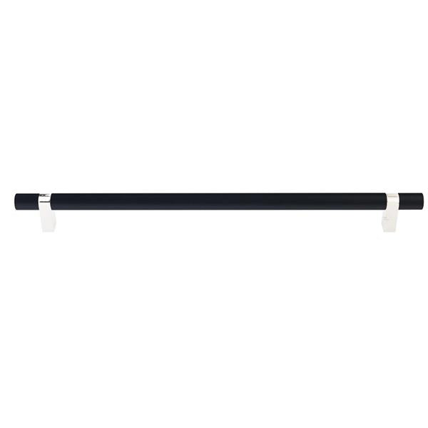 Emtek - Select Bar Appliance Pull 18 Inch C-C, Rectangular Bar Stem, Smooth Bar