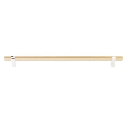 Emtek - Select Bar Appliance Pull 18 Inch C-C, Rectangular Bar Stem, Smooth Bar
