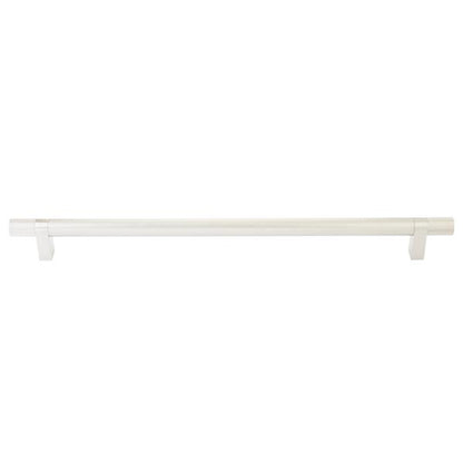 Emtek - Select Bar Appliance Pull 18 Inch C-C, Rectangular Bar Stem, Knurled Bar