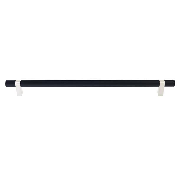 Emtek - Select Bar Appliance Pull 18 Inch C-C, Rectangular Bar Stem, Smooth Bar