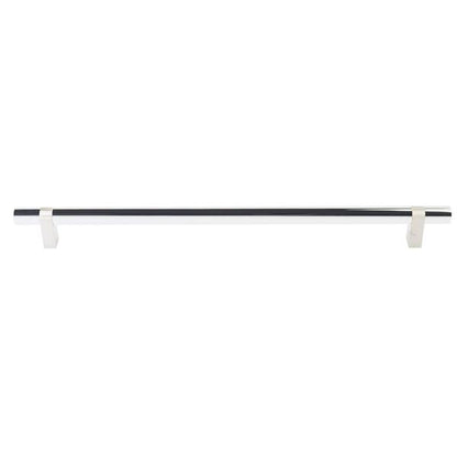 Emtek - Select Bar Appliance Pull 18 Inch C-C, Rectangular Bar Stem, Smooth Bar