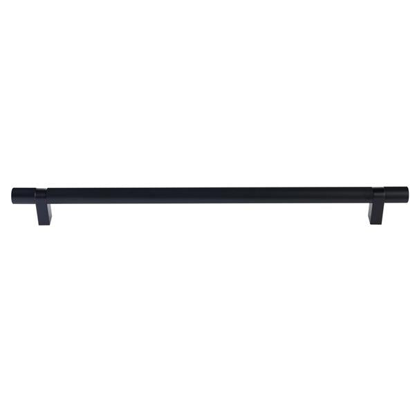 Emtek - Select Bar Appliance Pull 18 Inch C-C, Rectangular Bar Stem, Smooth Bar