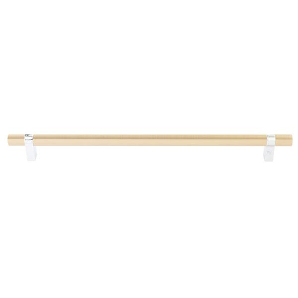 Emtek - Select Bar Appliance Pull 18 Inch C-C, Rectangular Bar Stem, Smooth Bar