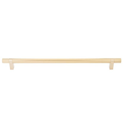 Emtek - Select Bar Appliance Pull 18 Inch C-C, Rectangular Bar Stem, Knurled Bar