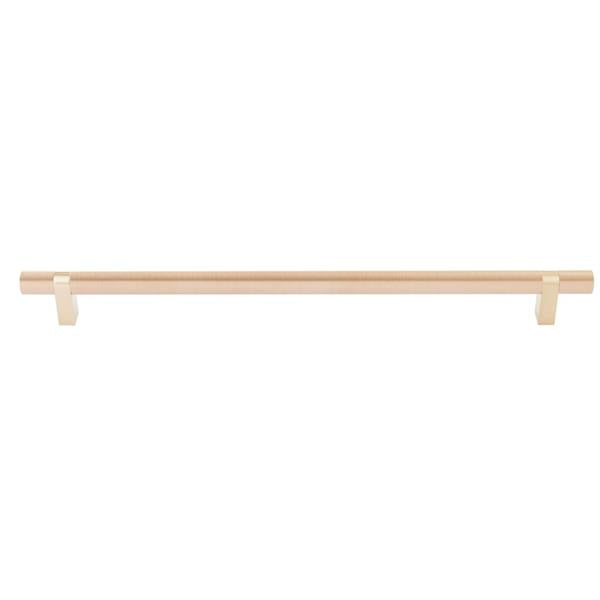 Emtek - Select Bar Appliance Pull 18 Inch C-C, Rectangular Bar Stem, Smooth Bar