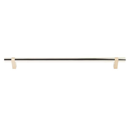 Emtek - Select Bar Appliance Pull 18 Inch C-C, Rectangular Bar Stem, Smooth Bar