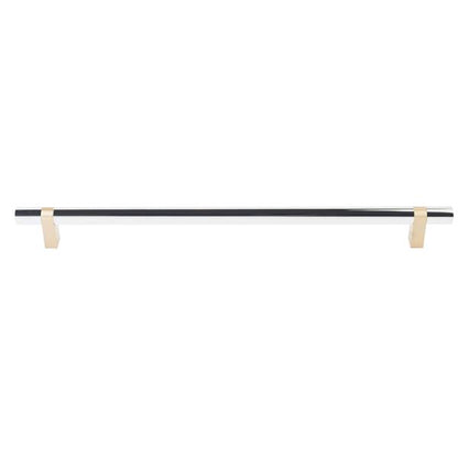 Emtek - Select Bar Appliance Pull 18 Inch C-C, Rectangular Bar Stem, Smooth Bar