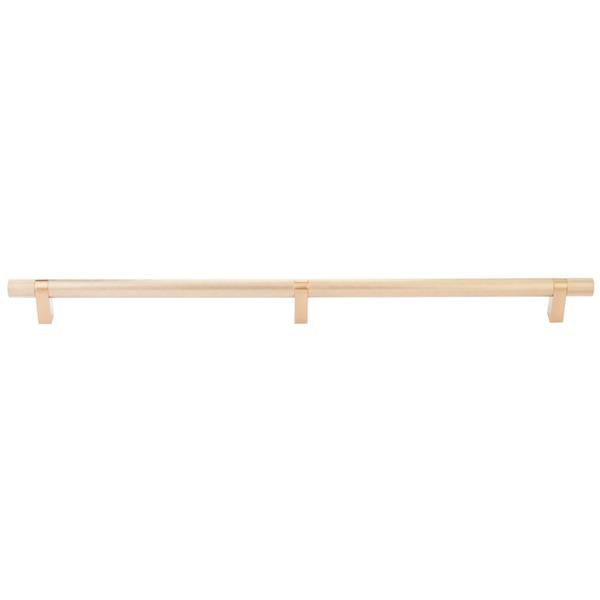 Emtek - Select Bar Appliance Pull 24 Inch C-C, Rectangular Bar Stem, Knurled Bar