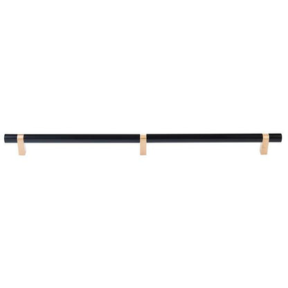 Emtek - Select Bar Appliance Pull 24 Inch C-C, Rectangular Bar Stem, Smooth Bar