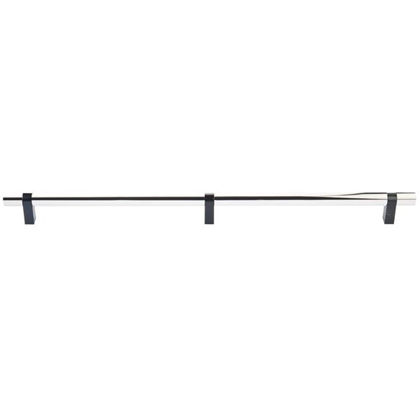 Emtek - Select Bar Appliance Pull 24 Inch C-C, Rectangular Bar Stem, Smooth Bar