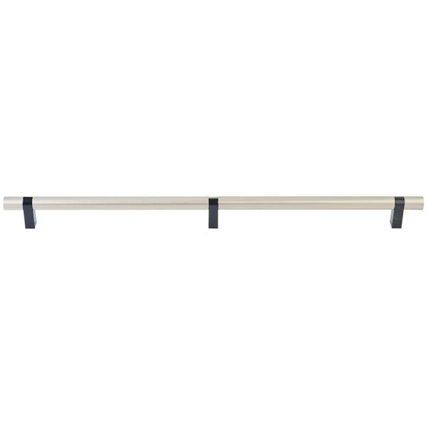 Emtek - Select Bar Appliance Pull 24 Inch C-C, Rectangular Bar Stem, Smooth Bar