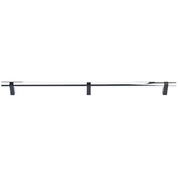 Emtek - Select Bar Appliance Pull 24 Inch C-C, Rectangular Bar Stem, Smooth Bar