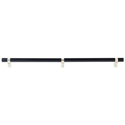 Emtek - Select Bar Appliance Pull 24 Inch C-C, Rectangular Bar Stem, Smooth Bar