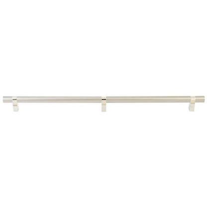 Emtek - Select Bar Appliance Pull 24 Inch C-C, Rectangular Bar Stem, Smooth Bar