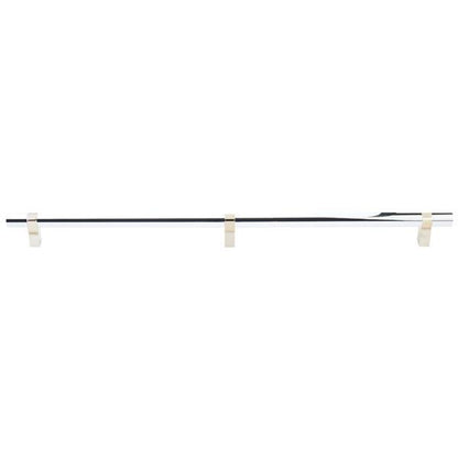 Emtek - Select Bar Appliance Pull 24 Inch C-C, Rectangular Bar Stem, Smooth Bar