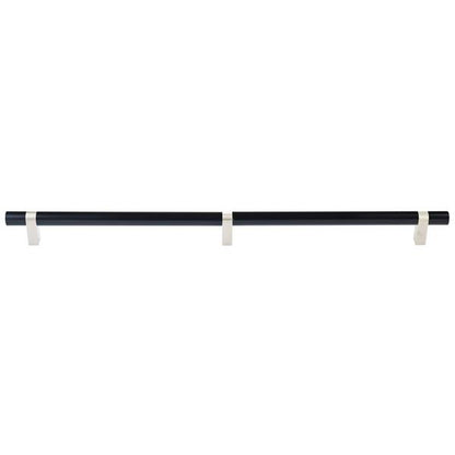 Emtek - Select Bar Appliance Pull 24 Inch C-C, Rectangular Bar Stem, Smooth Bar