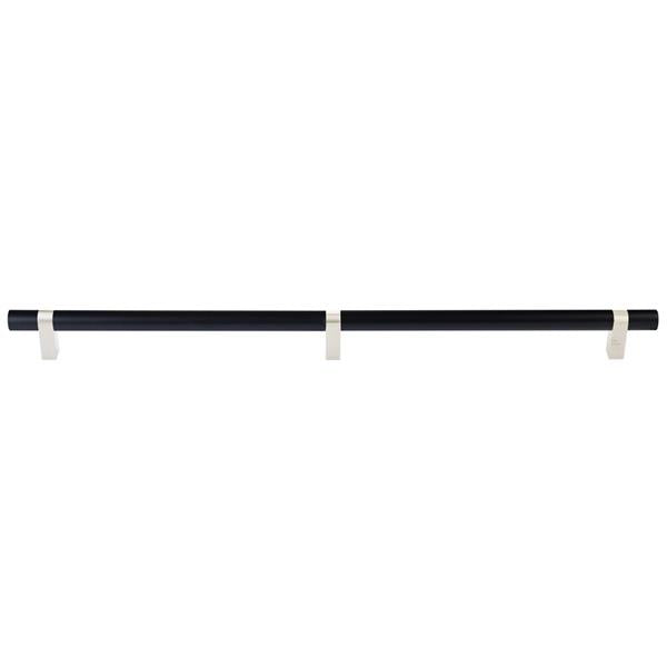 Emtek - Select Bar Appliance Pull 24 Inch C-C, Rectangular Bar Stem, Smooth Bar