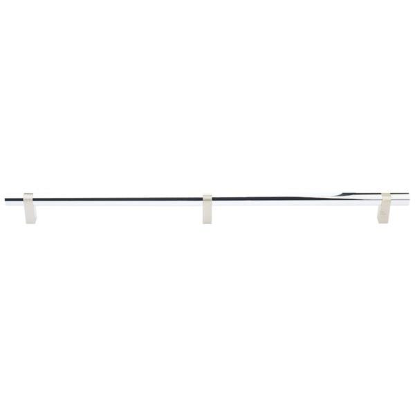 Emtek - Select Bar Appliance Pull 24 Inch C-C, Rectangular Bar Stem, Smooth Bar