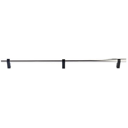 Emtek - Select Bar Appliance Pull 24 Inch C-C, Rectangular Bar Stem, Smooth Bar