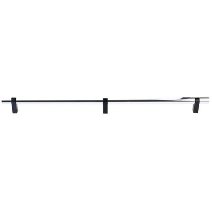 Emtek - Select Bar Appliance Pull 24 Inch C-C, Rectangular Bar Stem, Smooth Bar