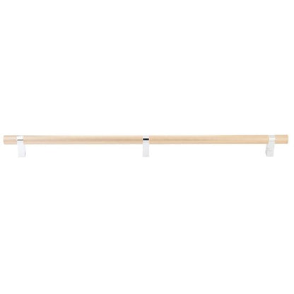 Emtek - Select Bar Appliance Pull 24 Inch C-C, Rectangular Bar Stem, Knurled Bar