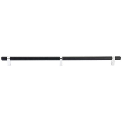 Emtek - Select Bar Appliance Pull 24 Inch C-C, Rectangular Bar Stem, Knurled Bar