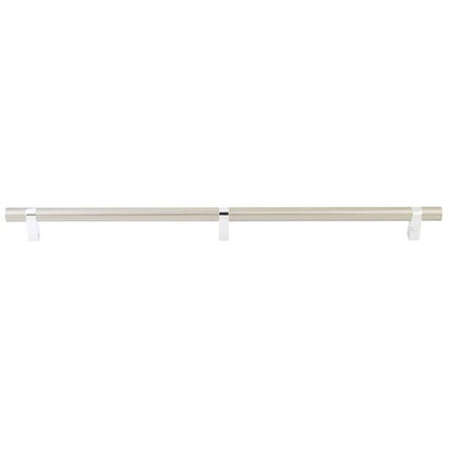 Emtek - Select Bar Appliance Pull 24 Inch C-C, Rectangular Bar Stem, Smooth Bar