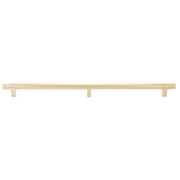 Emtek - Select Bar Appliance Pull 24 Inch C-C, Rectangular Bar Stem, Knurled Bar