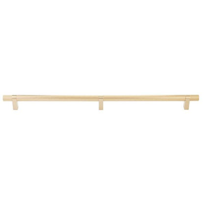 Emtek - Select Bar Appliance Pull 24 Inch C-C, Rectangular Bar Stem, Knurled Bar