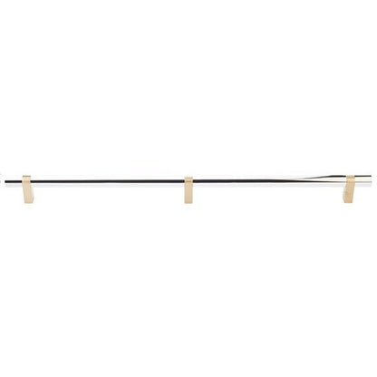 Emtek - Select Bar Appliance Pull 24 Inch C-C, Rectangular Bar Stem, Smooth Bar
