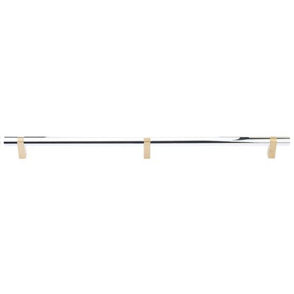 Emtek - Select Bar Appliance Pull 24 Inch C-C, Rectangular Bar Stem, Smooth Bar