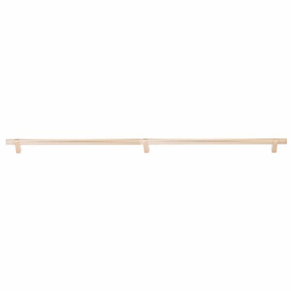 Emtek - Select Bar Appliance Pull 36 Inch C-C, Rectangular Bar Stem, Knurled Bar