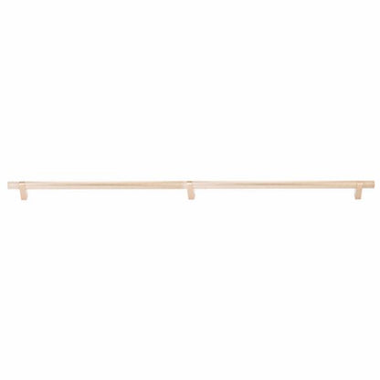Emtek - Select Bar Appliance Pull 36 Inch C-C, Rectangular Bar Stem, Knurled Bar