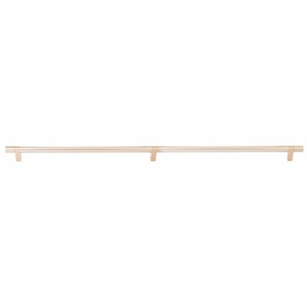 Emtek - Select Bar Appliance Pull 36 Inch C-C, Rectangular Bar Stem, Smooth Bar