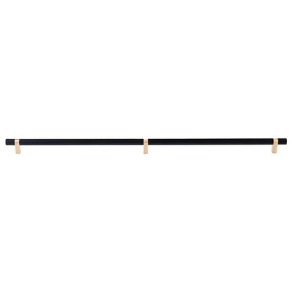 Emtek - Select Bar Appliance Pull 36 Inch C-C, Rectangular Bar Stem, Smooth Bar