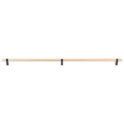 Emtek - Select Bar Appliance Pull 36 Inch C-C, Rectangular Bar Stem, Knurled Bar