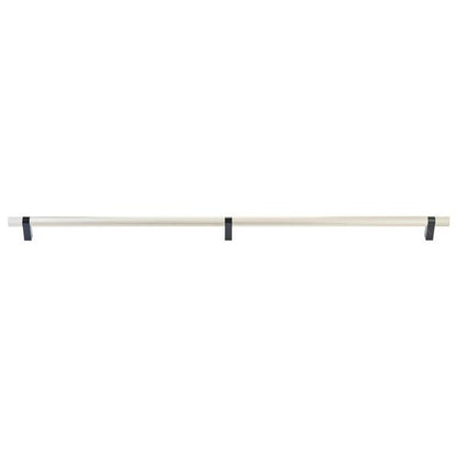 Emtek - Select Bar Appliance Pull 36 Inch C-C, Rectangular Bar Stem, Knurled Bar